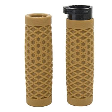 Imagem de GRIPAS DE AGRIMENTO DE MUNEFE, GRIP DE MOTOREIRO MOTORCYCH, Substituição de punho de torção do acelerador para 250R ZX6R 636 (25mm 28mm à esquerda à direita) (Amarelo)