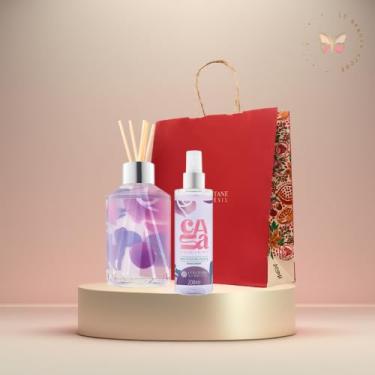 Imagem de Kit exclusivo Loccitane - Aromatizador de Ambiente + Spray de Ambiente Casa Brasileira - Edição Presenteável