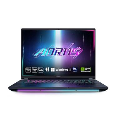 Imagem de GIGABYTE Laptop para jogos AORUS Master 16 - OLED 240Hz 2560x1600 - NVIDIA GeForce RTX 5070 Ti - Intel Core Ultra 9 275HX - SSD de 1TB com RAM DDR5 de 32 GB - Windows 11 Home AD (AORUS Master 16