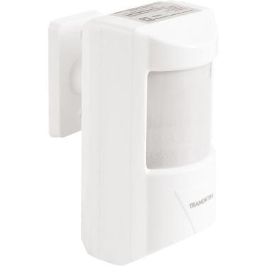 Imagem de Sensor De Presença 180° Articulado Frontal Tramontina Bivolt Com Fotocélula Branco Tramontina