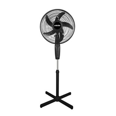 Imagem de Practika Ventilador de pedestal, 40,6 cm, 2 velocidades, prático e versátil, base de metal, altura ajustável
