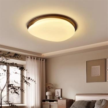 Imagem de Nórdico Moderno Quarto Lâmpada De Teto LED Moda Simplicidade Arte Sala De Estar Estudo De Restaurante Quarto Infantil Corredor Varanda Luz (3808A D57.5CM)