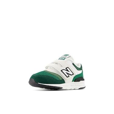 Imagem de New Balance Tênis esportivo infantil unissex Gr997hfi, Relógio noturno verde/reflexo/preto, 2 US Wide Infant