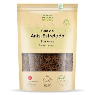 Imagem de Chá de Anis-Estrelado, Importado, Especiaria Aromática, Medicina Natural, 50g