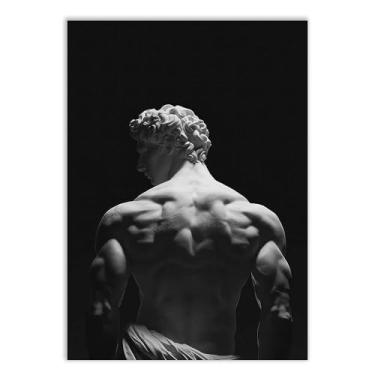 Imagem de Placa Decorativa Estatua Grega Filosofia Estoicismo Masculinidade Decoração Poster Quarto Sala