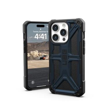 Imagem de URBAN ARMOR GEAR Capa UAG compatível com iPhone 15 Pro 6,1 polegadas Monarch Mallard Capa protetora resistente de grau militar testada contra quedas