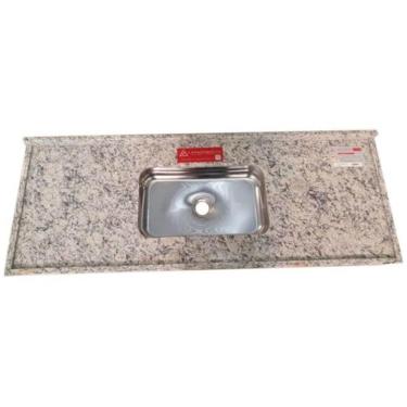 Imagem de Pia De Granito Bege Arabesco 1,20 Metro - La Pia De Granito Bege Arabesco 1,20 Metro - Lg