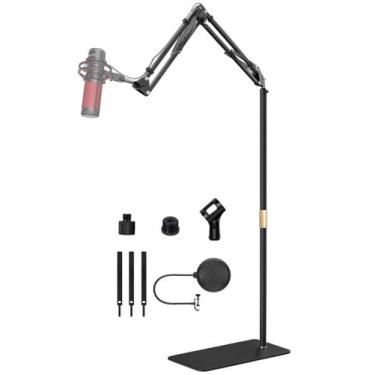 Imagem de Suporte de chão para microfone AceTaken para Blue Yeti, Nano, Snowball