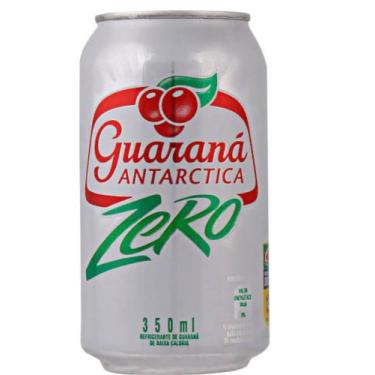 Imagem de Refrigerante  guaraná zero 350ml lata - Guaraná  antártica 