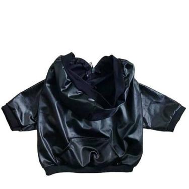 Imagem de Blusa Pet com Capuz Tecido Cirrê  Roupinha Para Cachorro Pequeno a Méd