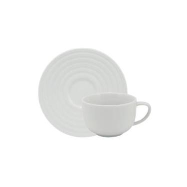 Imagem de Xicara Café Com Pires 100ml Porcelana Schmidt - Mod. Arcos 240, 0000, 