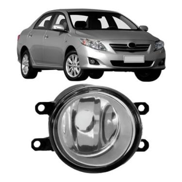 Imagem de Farol Auxiliar Direito Compatível Com Corolla 2009 2010 2011 2012 2013 Peça Automotiva Carroceria Reposição Instalação Rápida Encaixe Preciso Proteção Iluminação Veicular