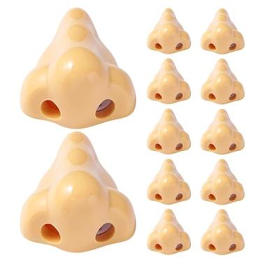 Imagem de jojofuny Apontador de lápis manual em forma de nariz caprichoso para apontador de giz de cera eficiente para materiais escolares, estúdios de arte e recompensas de sala de aula