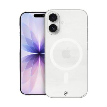 Imagem de Capa case capinha compatível com iPhone 17 Crystal Slim Magsafe NÃO AM