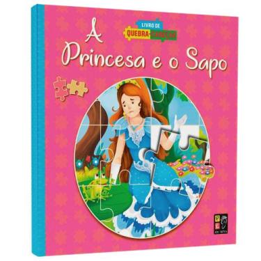 Imagem de Livro De Quebra-cabeças  A Princesa E O Sapo - Pé da Letra