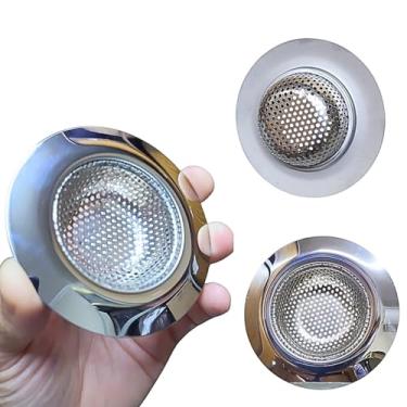 Imagem de Ralinho peneirinha de cuba de pia de 115mm inox pra não entupir sifão de cozinha