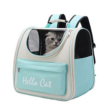 Imagem de Mochila de Transporte para Gatos e Cães Dobrável Acolchoada com Ventilação Ideal para Levar seu Pet Passear, Bolsa Transporte Animais até 8 (ROXO)