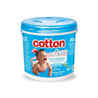 Imagem de Balde Lenço Baby Care Boy Azul C/ 400 Unidades