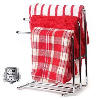 Imagem de Toalheiro, toalheirofreestandibathroom toalheiro cromado suporte de toalha de banheiro aço inoxidável escorredor de toalha de prato suporte para toalhas 1 pacote/1 pacote/a