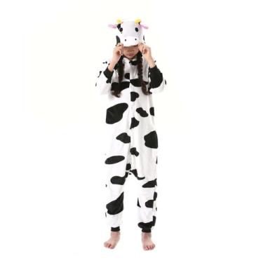 Imagem de Pijama SimZoo Kids Animal Cow, de 3 a 11 anos, unissex
