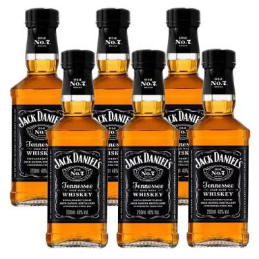 Imagem de Kit Whisky Jack Daniels 200ml 6 un Garrafas