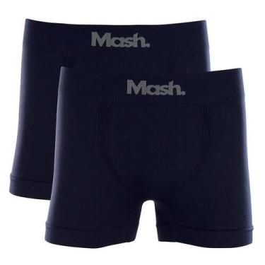 Imagem de Kit com 2 Cuecas Boxer Mash 711.01 Marinho, Azul marinho, G