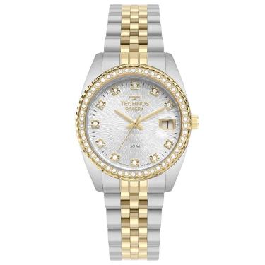 Imagem de Relógio Technos Feminino Ref: 2117lfs/1k Clássico Riviera Bicolor