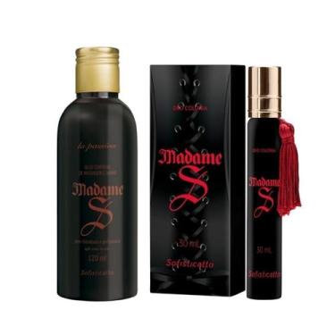 Imagem de Kit Oleo Corporal e Perfume Feromonio Feminino Madame S - Sofisticatto