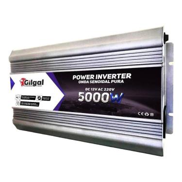 Imagem de Inversor Alta Potência 5000W 12V 220V Pico 10.000W Senoidal
