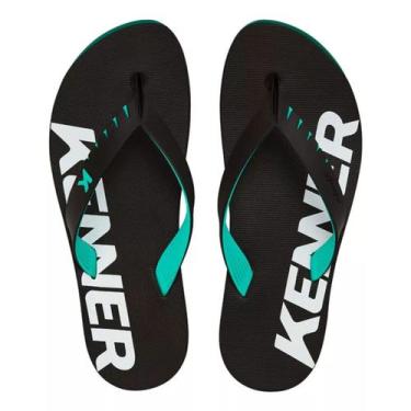 Imagem de Chinelo Kenner Red Preto/Verde, 43, Padrao