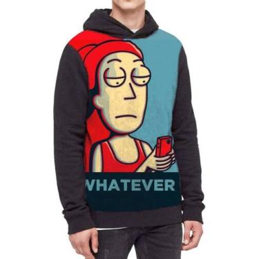 Imagem de Moletom Com Capuz Rick And Morty Full Print Ref:680 - smoke, Preto, M
