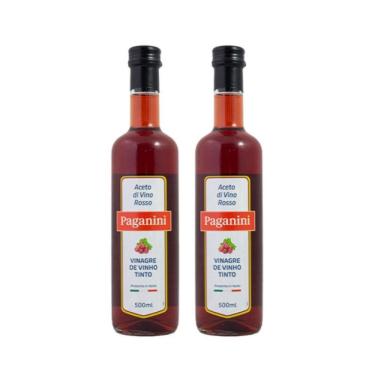 Imagem de Kit 2X: Vinagre De Vinho Tinto Italiano Paganini 500Ml
