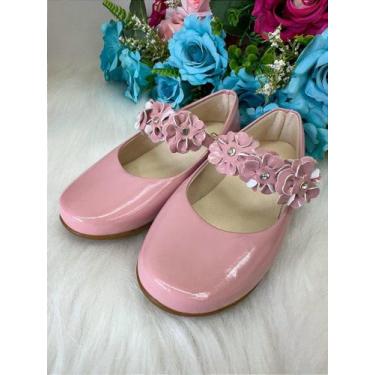 Imagem de Sapatilha Bruninha Flores Nude - Rosa para Meninas, Tonys pink, 22