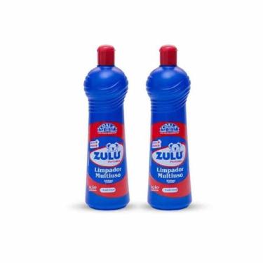 Imagem de Kit 2 Limpador Multiuso Zulu Perfumes 500ml Tradicional Ação Clareador