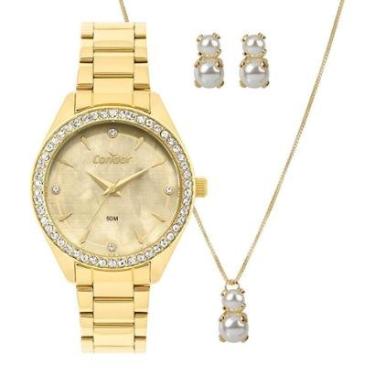 Imagem de Kit Condor Feminino Elegante Dourado - CO2036MYW/K4X-Feminino