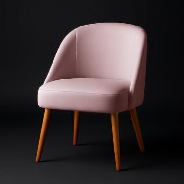 Imagem de Banqueta Poltrona Lua Perfeita Recepção Atendimento Penteadeira Maquiagem (Rosê)