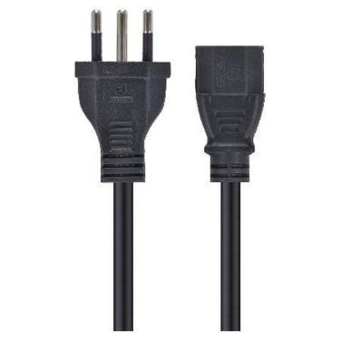 Imagem de Cabo de Forca Tripolar para Fonte 3X0,75 MM 250V - 2M