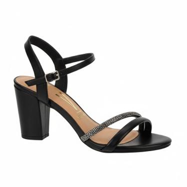 Imagem de Sandalia Feminina Vizzano Salto Médio Strass  6262.1009