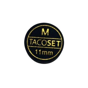 Imagem de Sola Tacoset 11mm Média Profissional Avulsa Sinuca Bilhar - Taco Set
