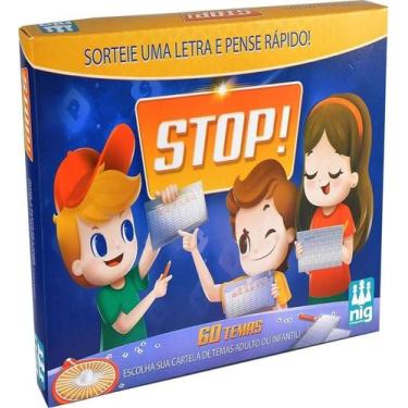 Imagem de Jogo Stop - 60 Temas - Adulto E Infantil - Educativo - Nig