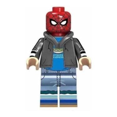 Imagem de Boneco Blocos De Montar Homem Aranha Peter Parker Spiderman