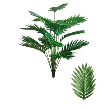 Imagem de Planta Artificial Decorativa 70cm – Árvore Verde com 18 Folhas, Realista para Decoração de Casa, Escritório e Eventos(Palmeira)