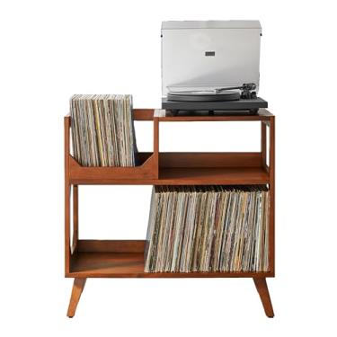 Imagem de Crosley Furniture Asheville Medium Record Storage Console, Walnut