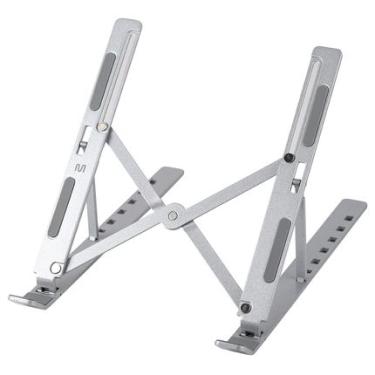 Imagem de Suporte Portátil de Alumínio Para Notebook - Multilaser - AC378 AC378