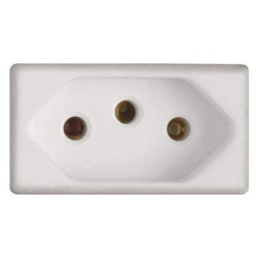 Imagem de Tomada 10a Tramontina Para Instalação Elétrica