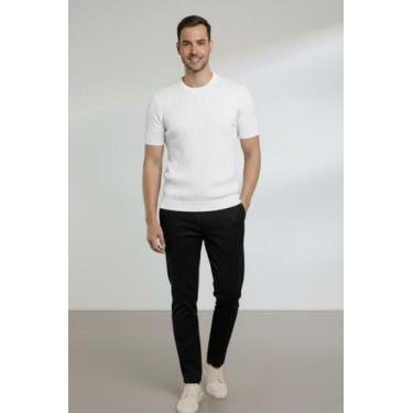 Imagem de Camisa Masculina Casual Tricot Texturizada Premium - LEX Menswear, Bra