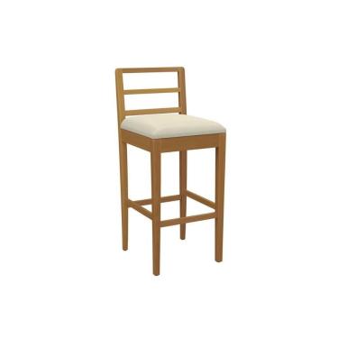 Imagem de Banqueta Sala De Jantar Sofia Madeira Maciça 1bmm006ca 1 Un Carvalho-linho Bege Argila - Kappesberg