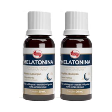 Imagem de Kit 2X: Melatonina em Gotas Vitafor 20ml