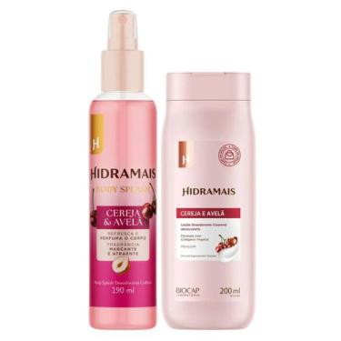 Imagem de Kit Cereja E Avelã Body Splash 190ml + Loção Creme 200ml Hidramais