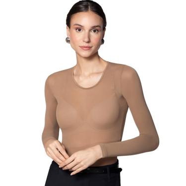 Imagem de Kit 2 Segunda Pele Blusa Feminina Lupo Fio 60 Manga Longa-Feminino